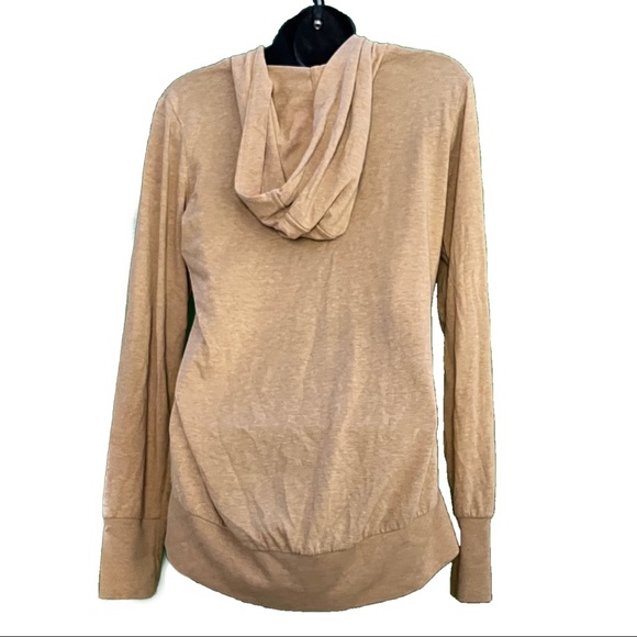 Threads 4 Thought Tri-Blend Tan Zip-front Hoodie (Small) - Picture 2 of 3